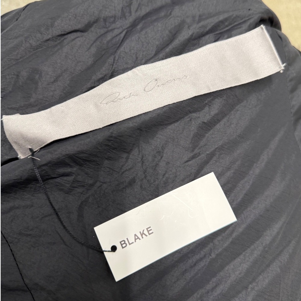 Rick Owens Women's Black Nylon Puffer Lakme Coat Jacket Size 40 Made in Italy - Picture 6 of 8